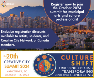 Vancouver Creative City Summit 2024: October 1-3 | Register today!