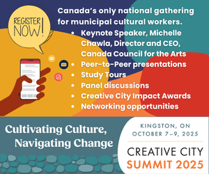 Welcome to the 2025 Kingston Creative City Summit! Register today »