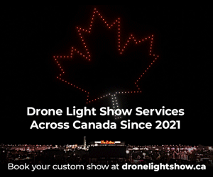We Design the BEST and Perform the LONGEST Drone shows in Canada!