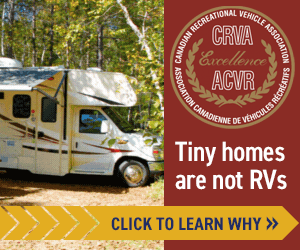 Tiny homes are not RVs | Click to learn why »