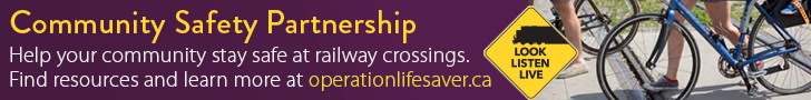 Help your community stay safe at railway crossings. Learn more! »