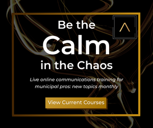 Be the Calm in the Chaos. View courses on live online comms training »